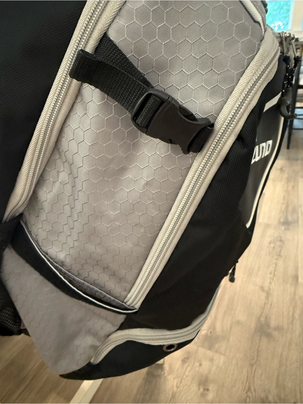 Mizuno MVP Elite Baseball Softball Backpack Bat Pack Black Gray Equipment Bag - Picture 7 of 10